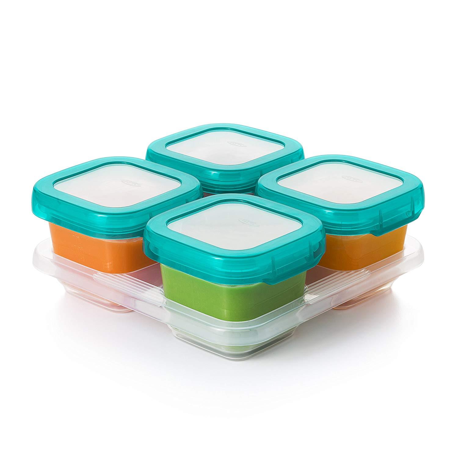 Baby Blocks Freezer Storage Container Set