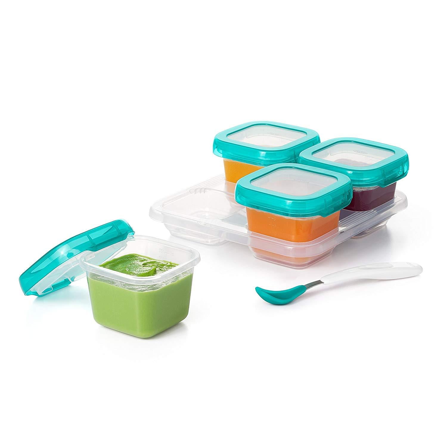 Baby Blocks Freezer Storage Container Set