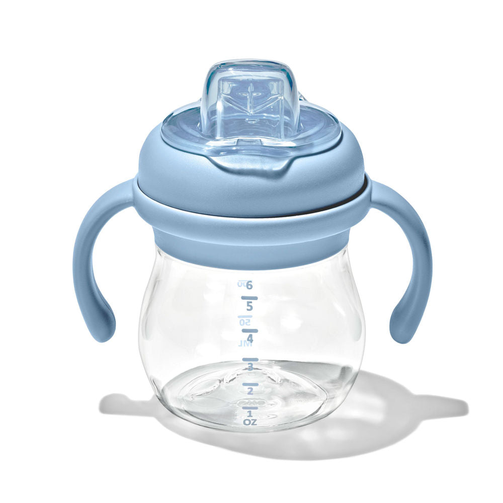 OXO Tot Transitions Soft Spout Sippy Cup With Removable Handles - Dusk