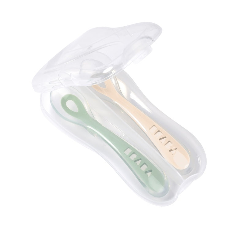 2nd Stage Silicone Spoons & Case 2 Pack