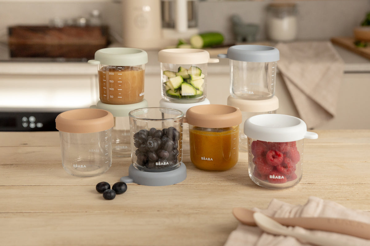 250ml Natural Glass Containers - 10 Pack