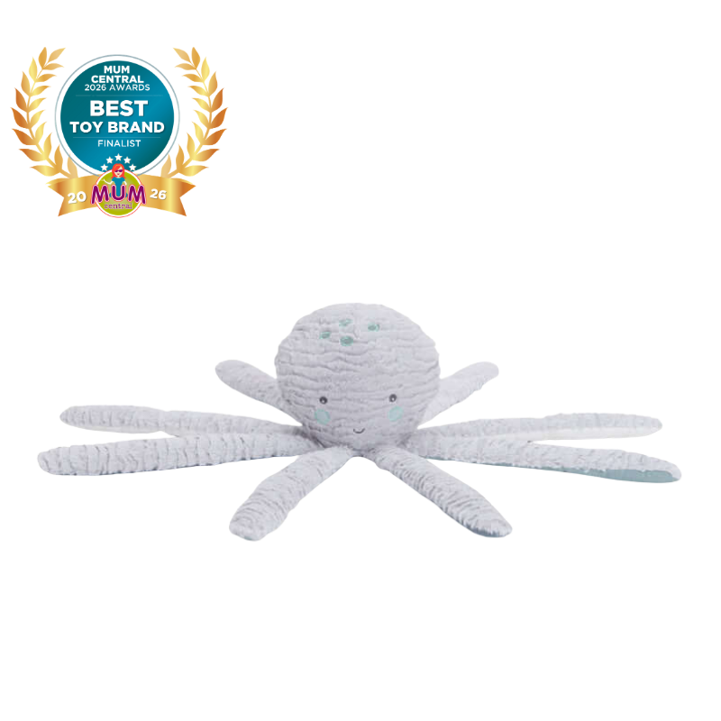 Bubble Plush - Inky the Grey Octopus