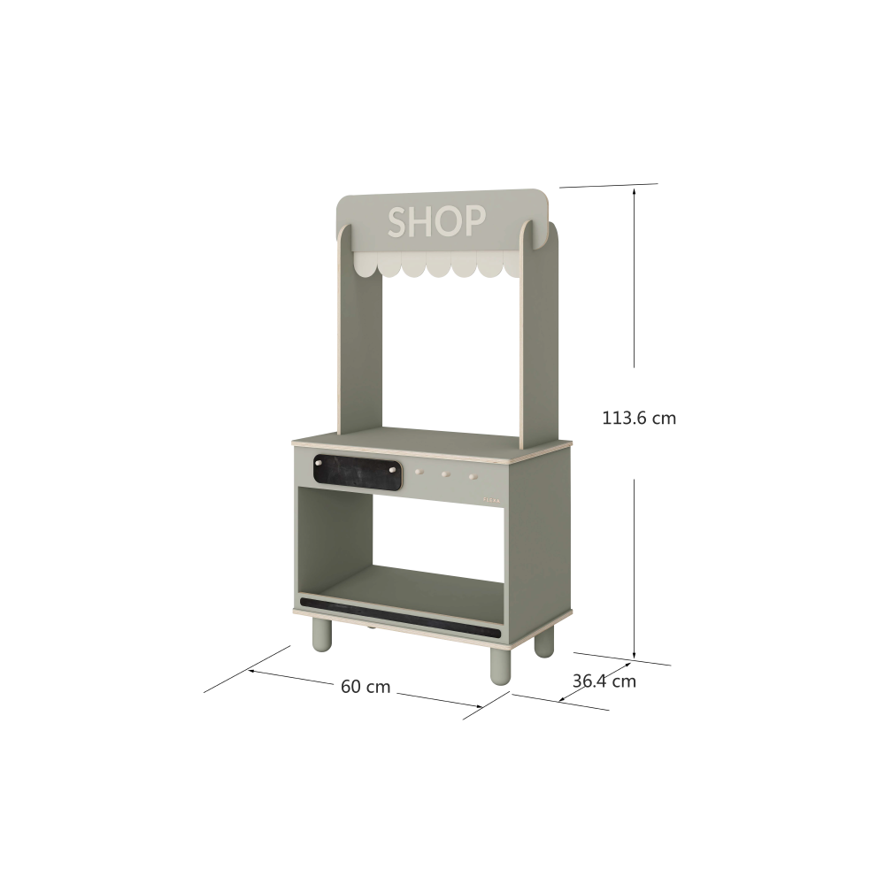 Flexa Shop & Cafe - Natural Green