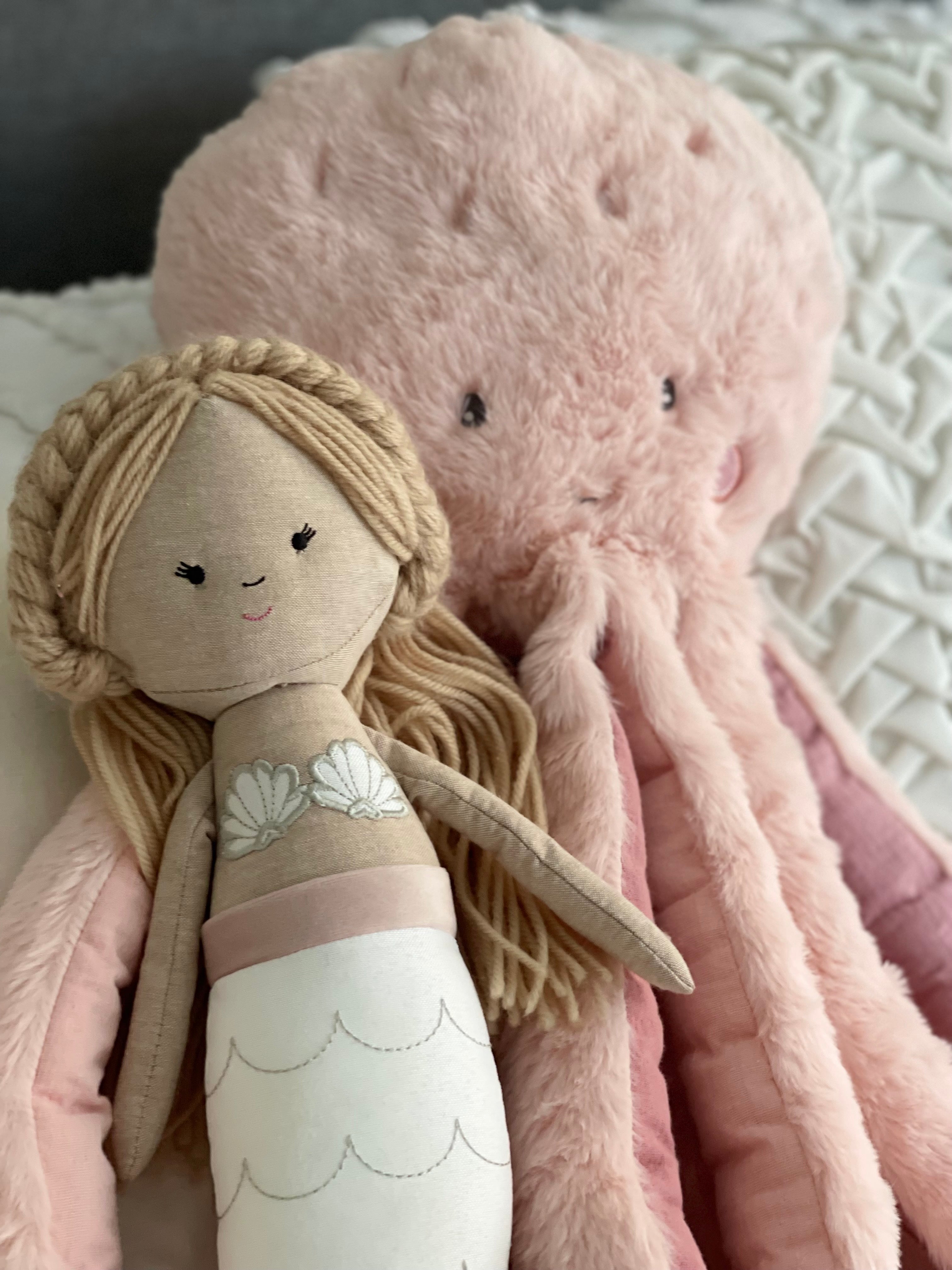 Bubble Plush - Pinky the Pink Octopus