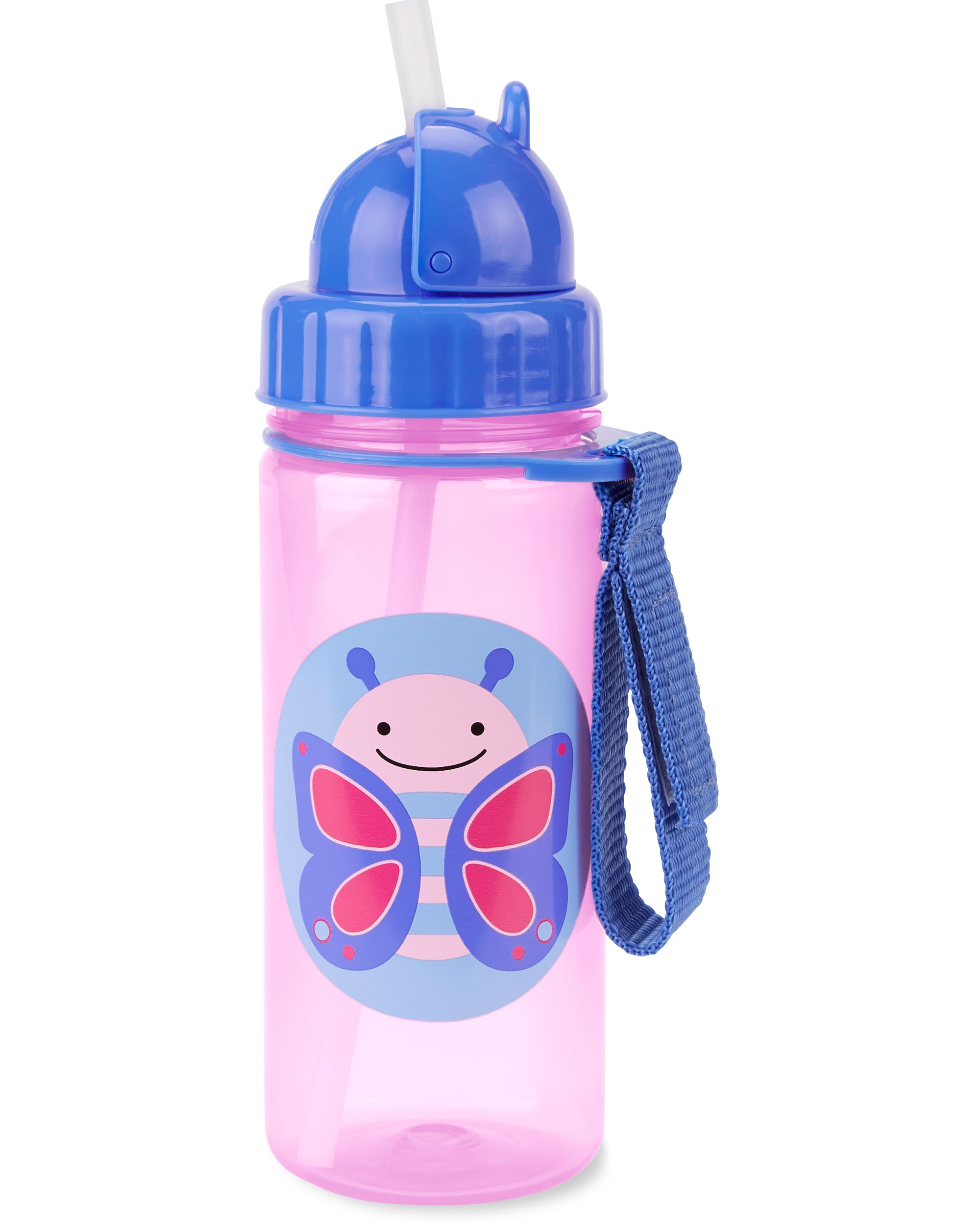 Skip Hop Zoo Straw Water Bottle - Blossom Butterfly