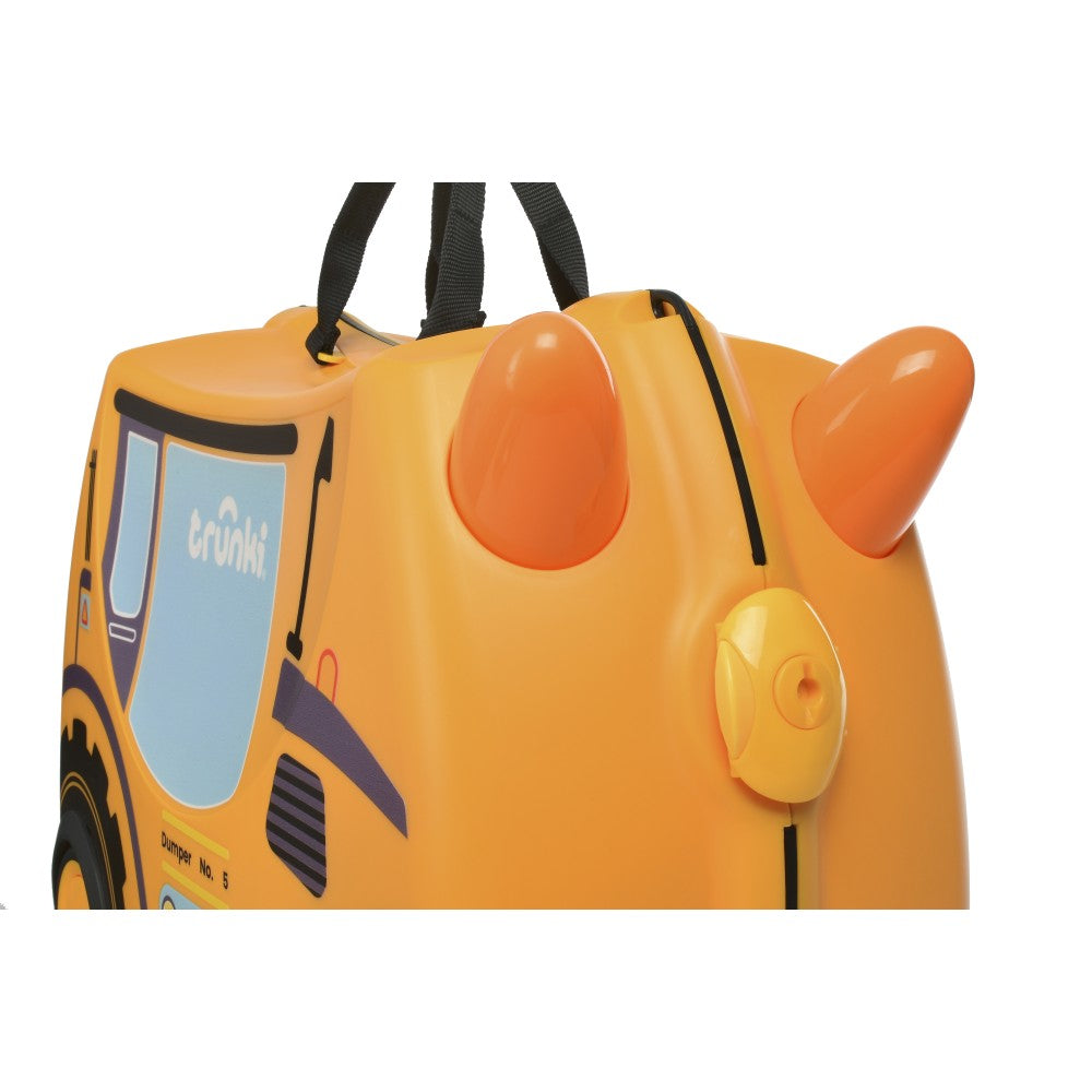 Glide Ride-on Luggage - Doug the Digger