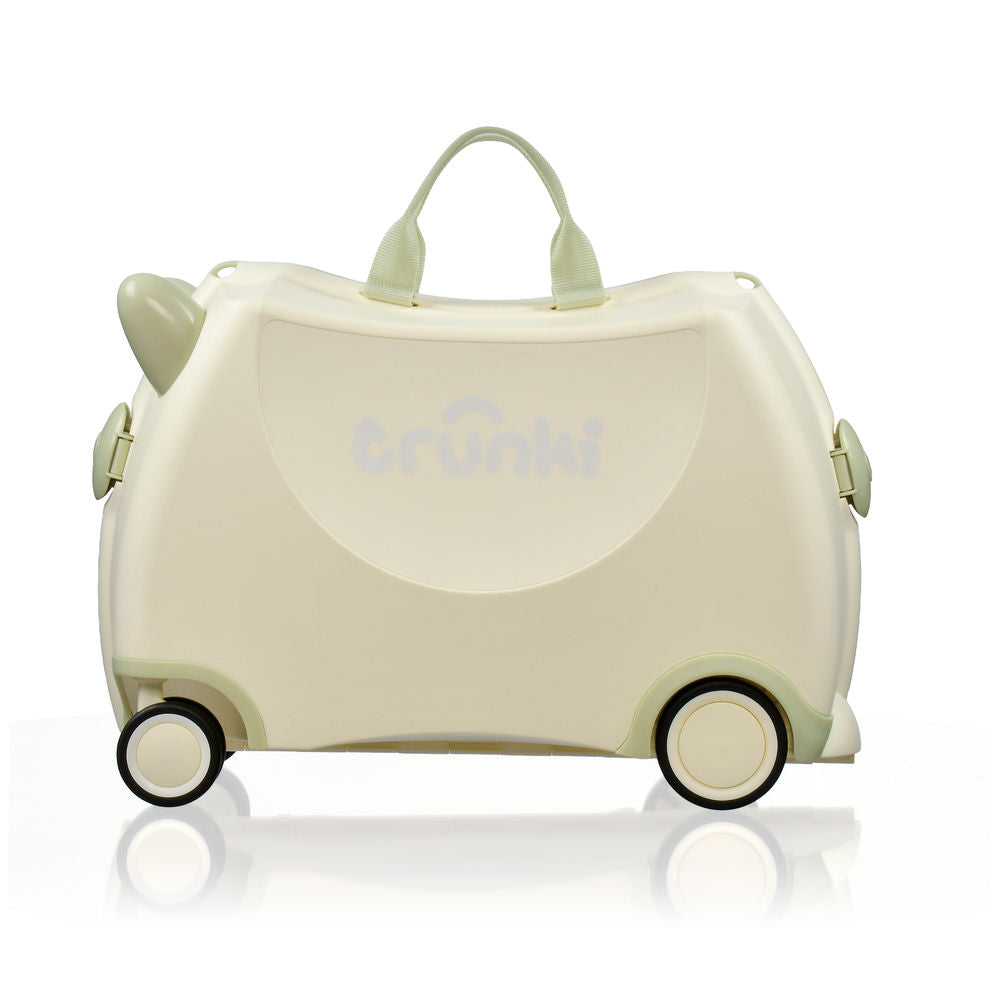 Glide Ride-on Luggage - Ivory White