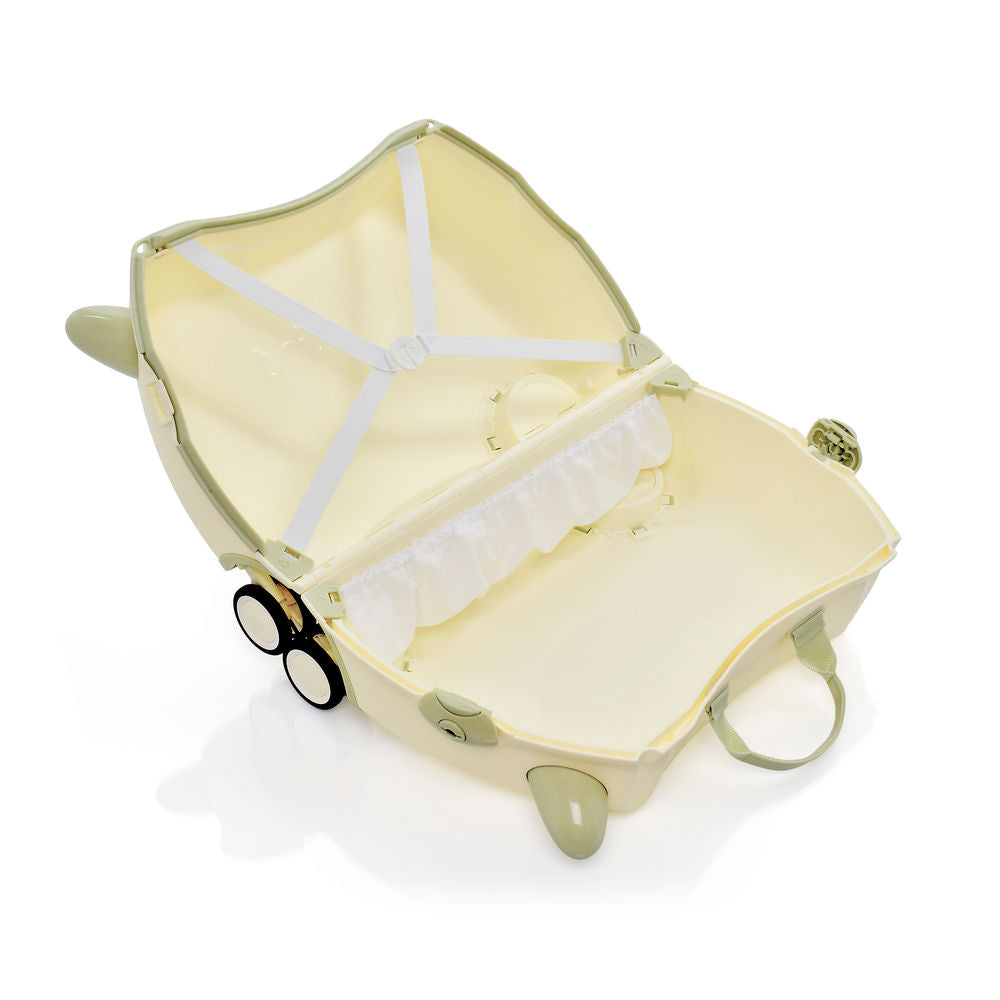 Glide Ride-on Luggage - Ivory White