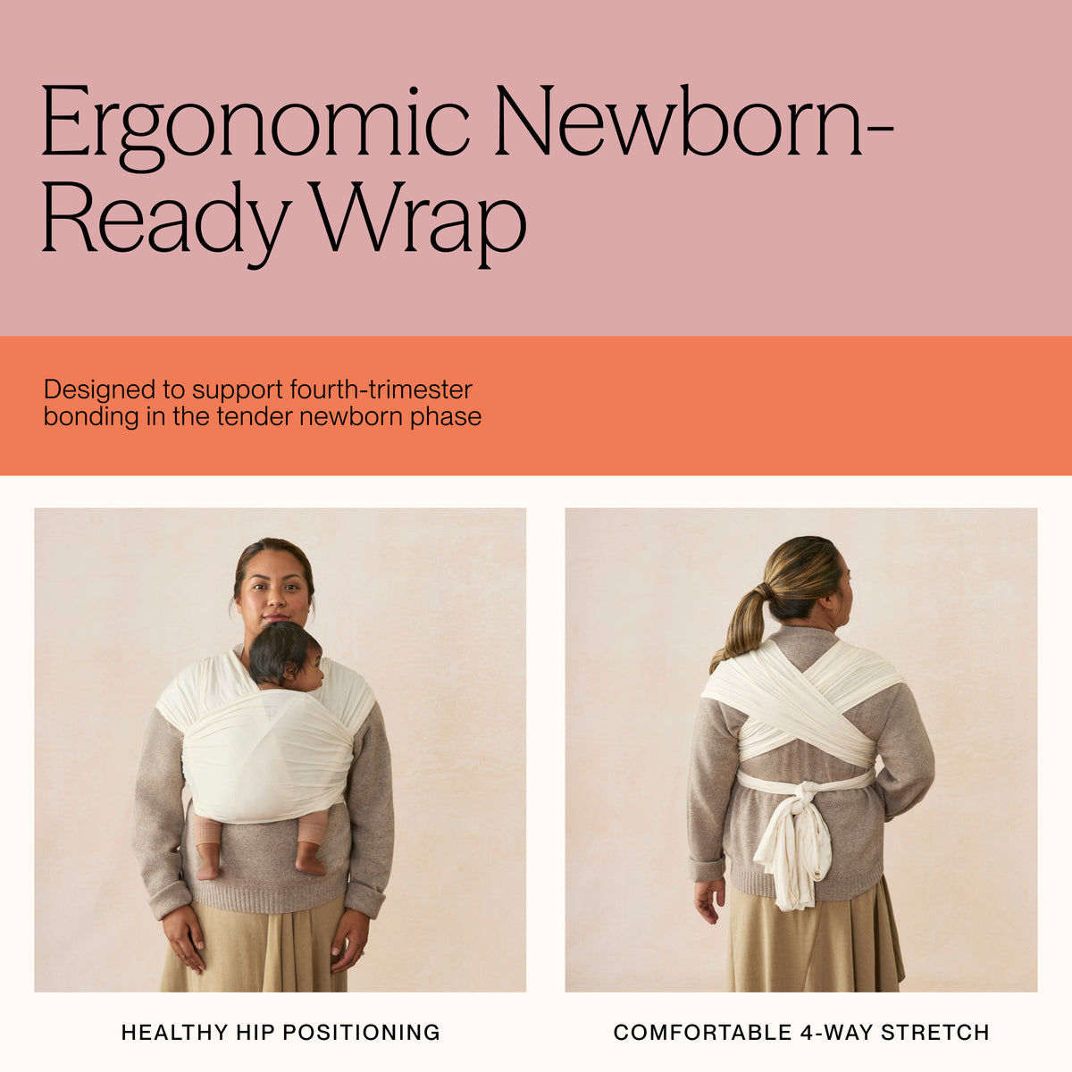 Aura Wrap - Grey Stripes