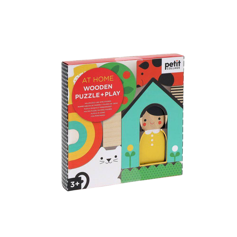 Petit Collage At Home Mini Wood Puzzle