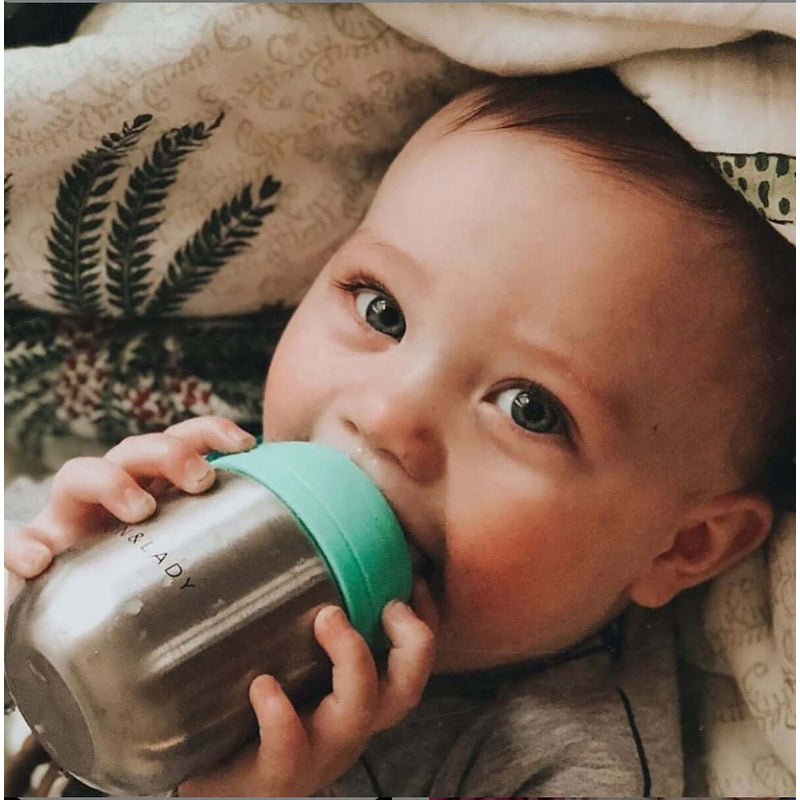 Lion & Lady Baby Bottle - Mint