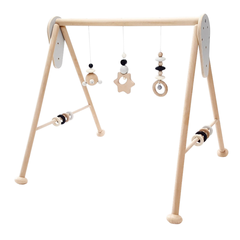 Baby Play Gym - Natural Black