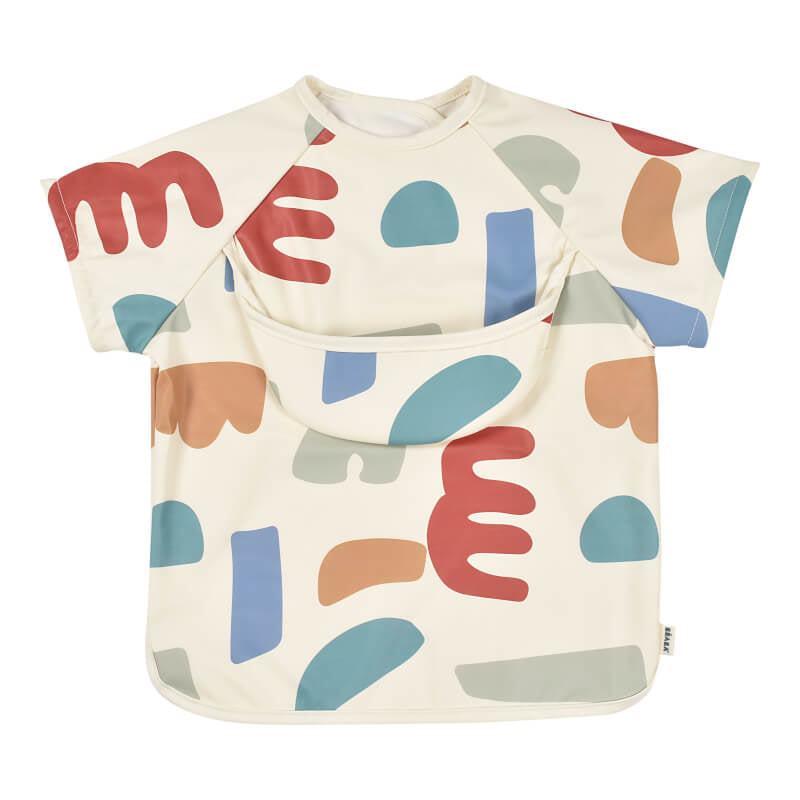 Beaba 2 in 1 Bib w/Removable Sleeves - Playful
