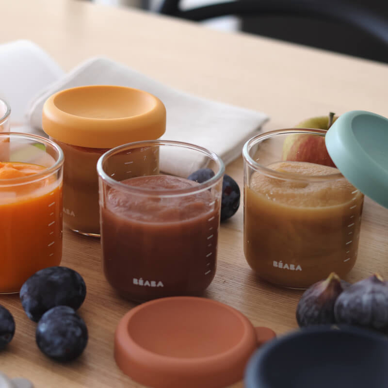 Glass & Silicone Containers 6 Pack - 250ml
