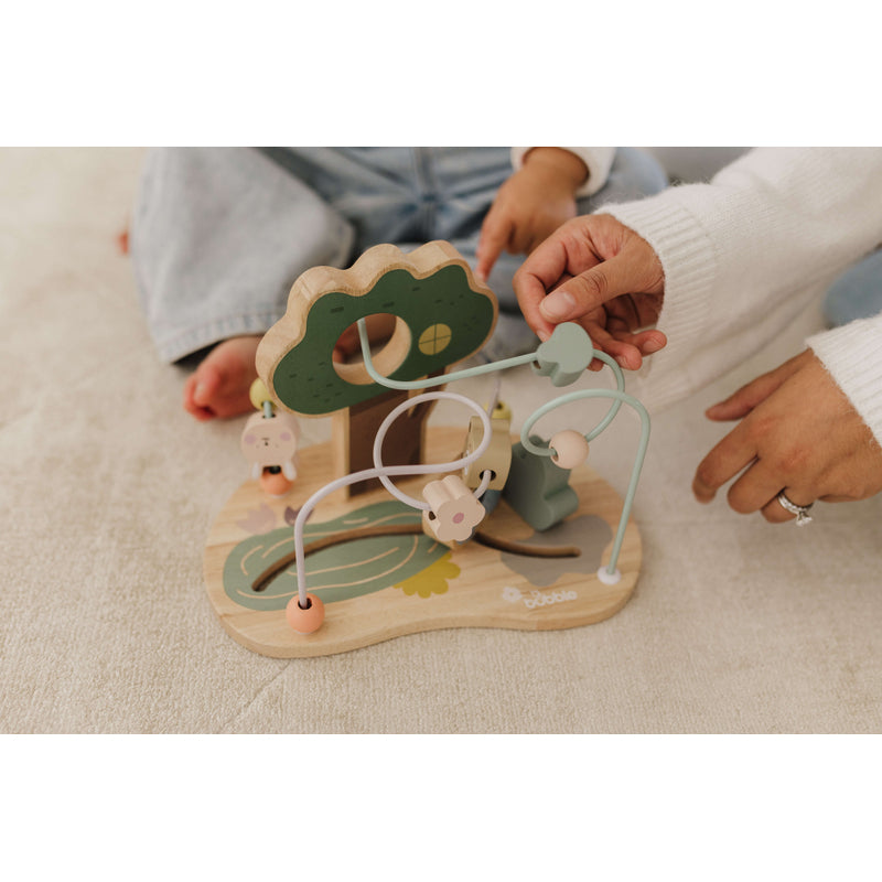 Bubble Wooden Bead Maze