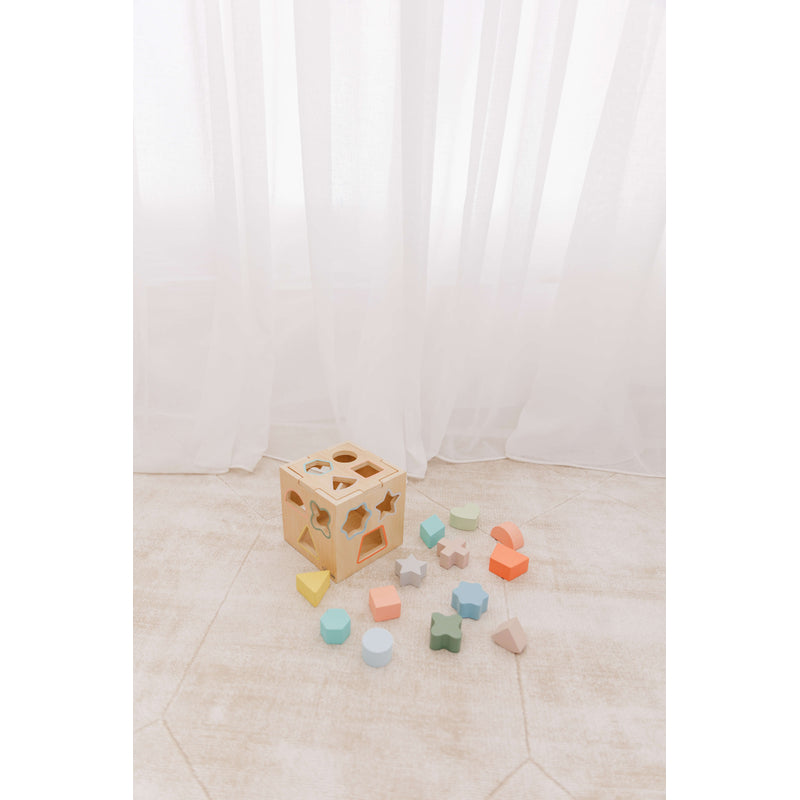 Wooden Shape Sorting Cube