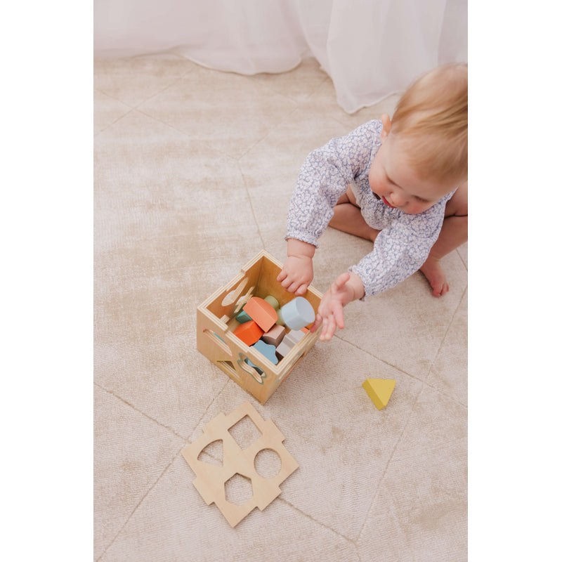 Wooden Shape Sorting Cube