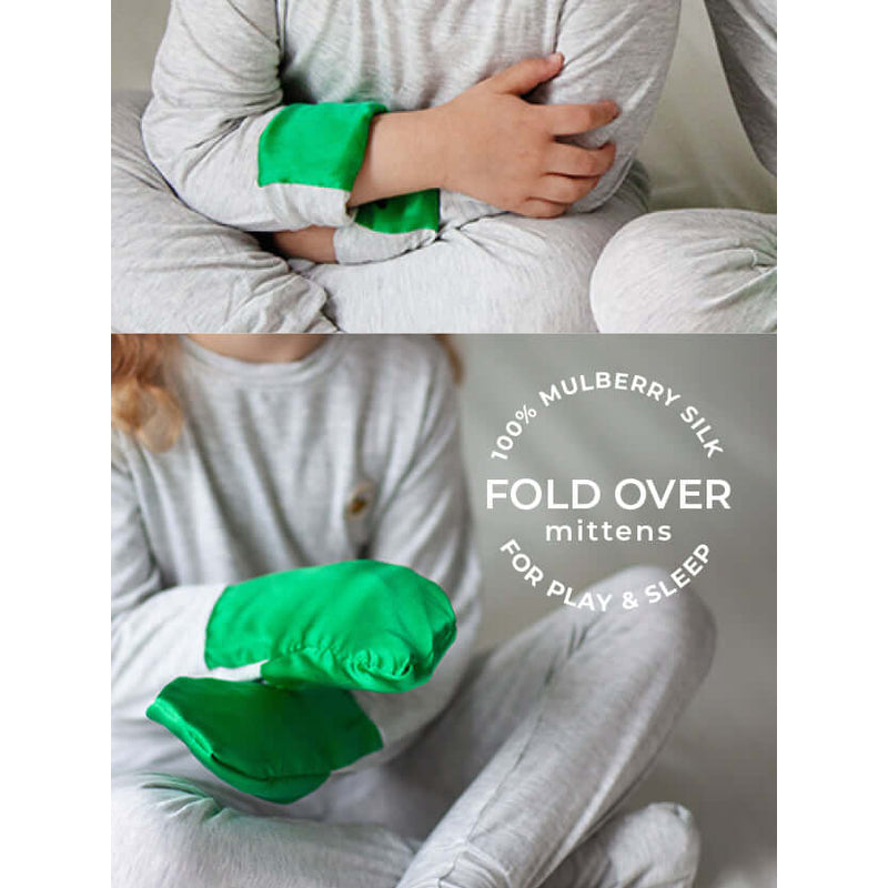 Honey & Stitch Comfort Organic Bamboo Onesies - Grey