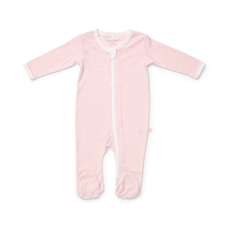 Marquise Everyday Essentials Pink Spot and Stripe Zipsuit 2 Pack