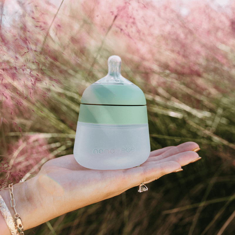 Nanobebe Flexy Feeding Set - Sage