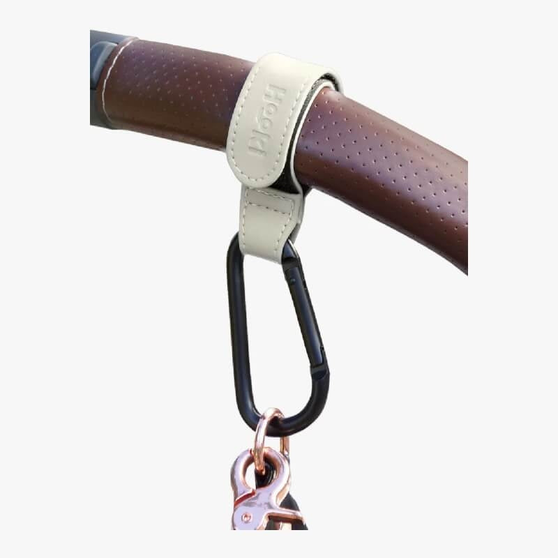 Hooki Duo Pram Hook Clip Set - Ivory