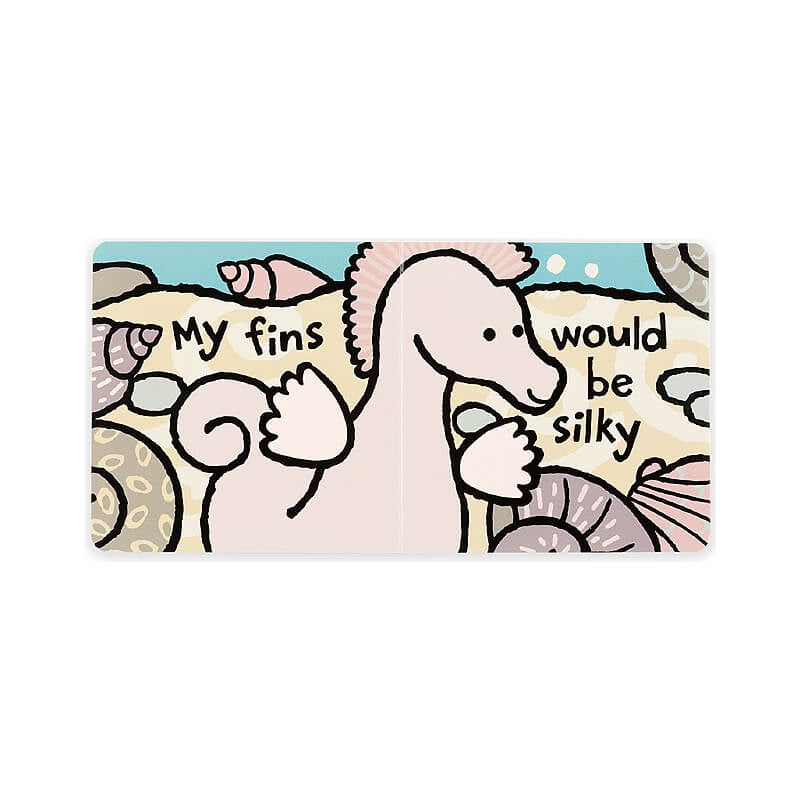 Jellycat If I Were A Seahorse Book 15cm