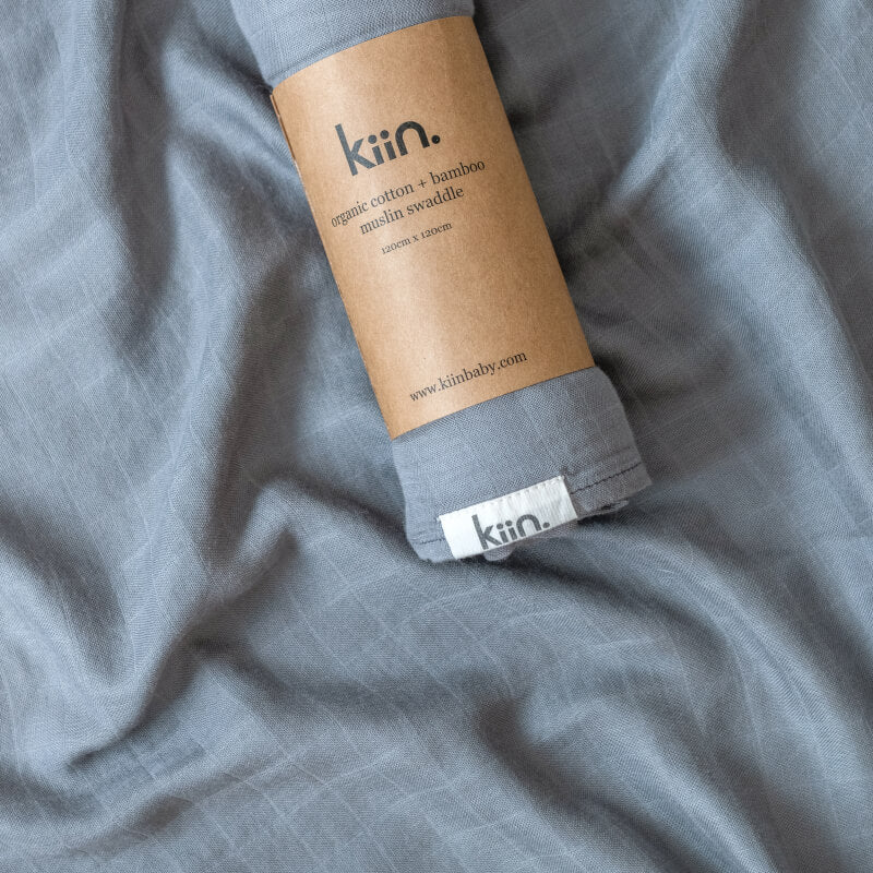 KIIN BABY Organic Swaddle - Cloud