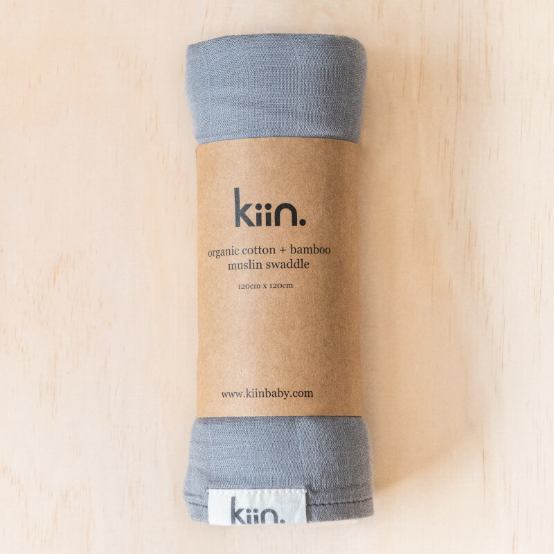 KIIN BABY Organic Swaddle - Cloud