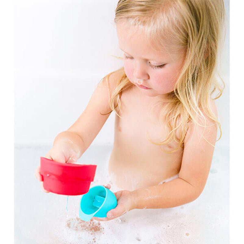 Ubbi Lighthouse Stacking Cups Bath Toy