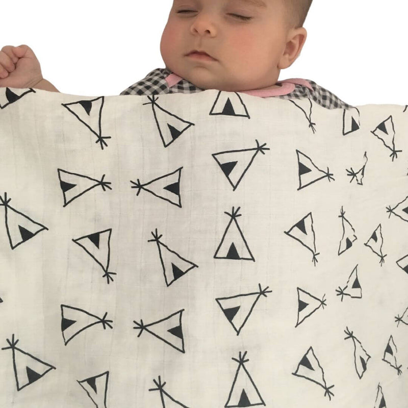Brolly Sheets Muslin Swaddle - Teepee