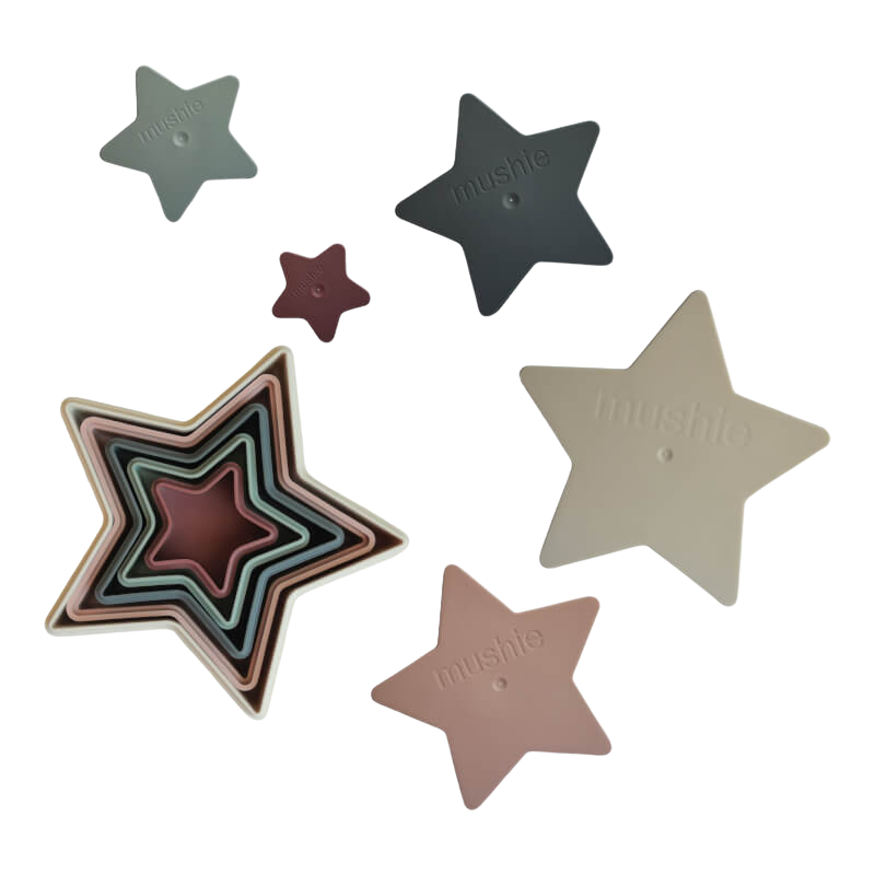 Mushie Nesting Stars Toy