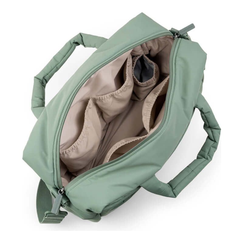 Quilted Changing Bag - Green