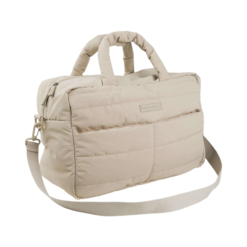 Quilted Changing Bag - Sand