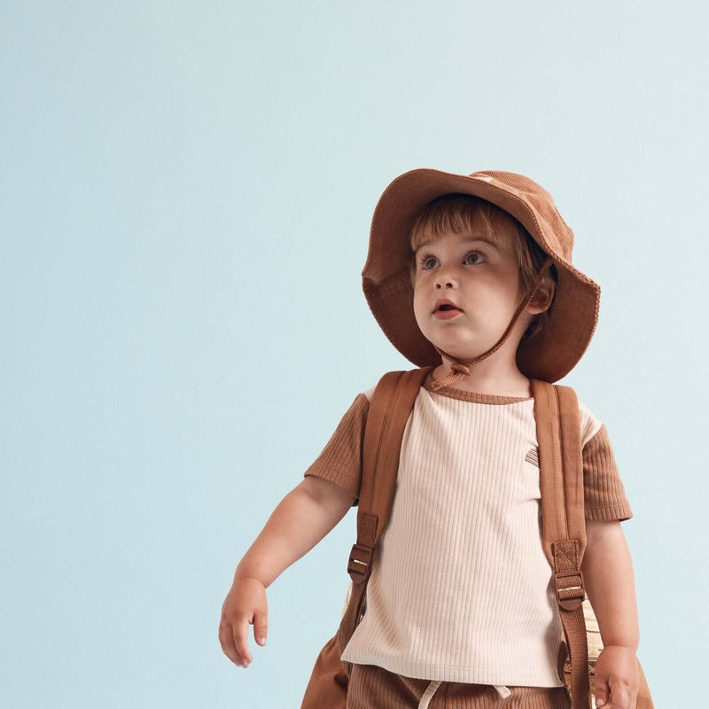 Banabae Rad Kid Cord Bucket Hat - Tan