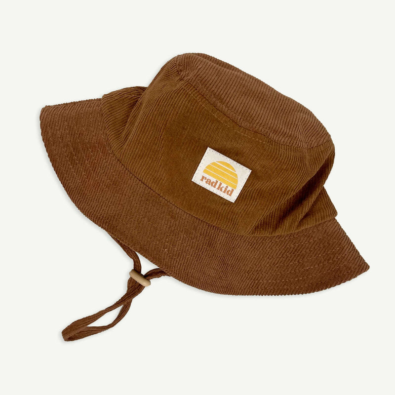 Banabae Rad Kid Cord Bucket Hat - Tan
