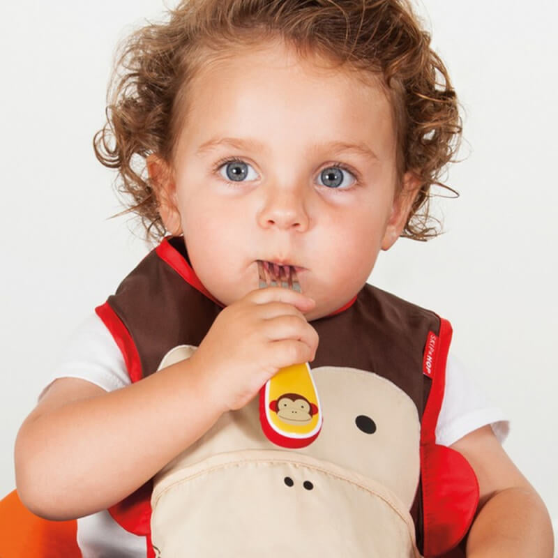 Skip Hop Zootensils Fork & Spoon - Monkey
