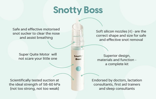Snotty Boss Nasal Aspirator Kit