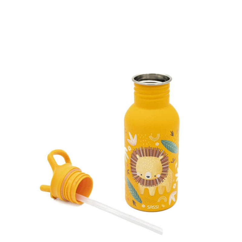 Stainless Steel Drink Bottle 500ml - Chompy The Lion