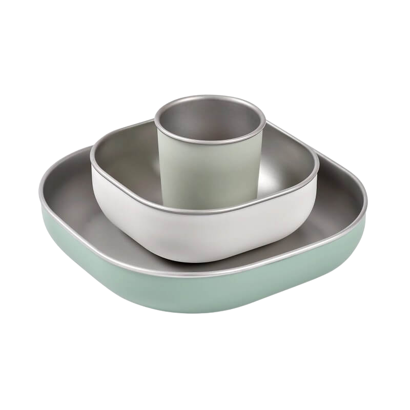 Stainless Steel Baby Feeding Set