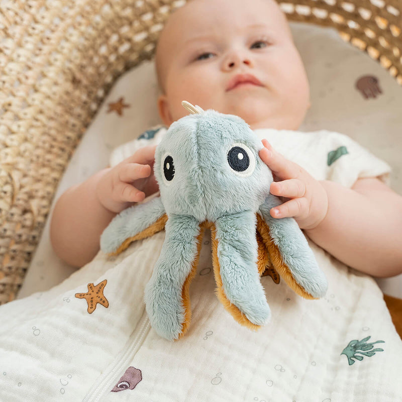 Done by Deer Tiny Rattle Jelly - Blue