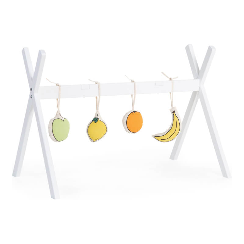 Tipi Stand For Moses Basket + Baby Gym - White