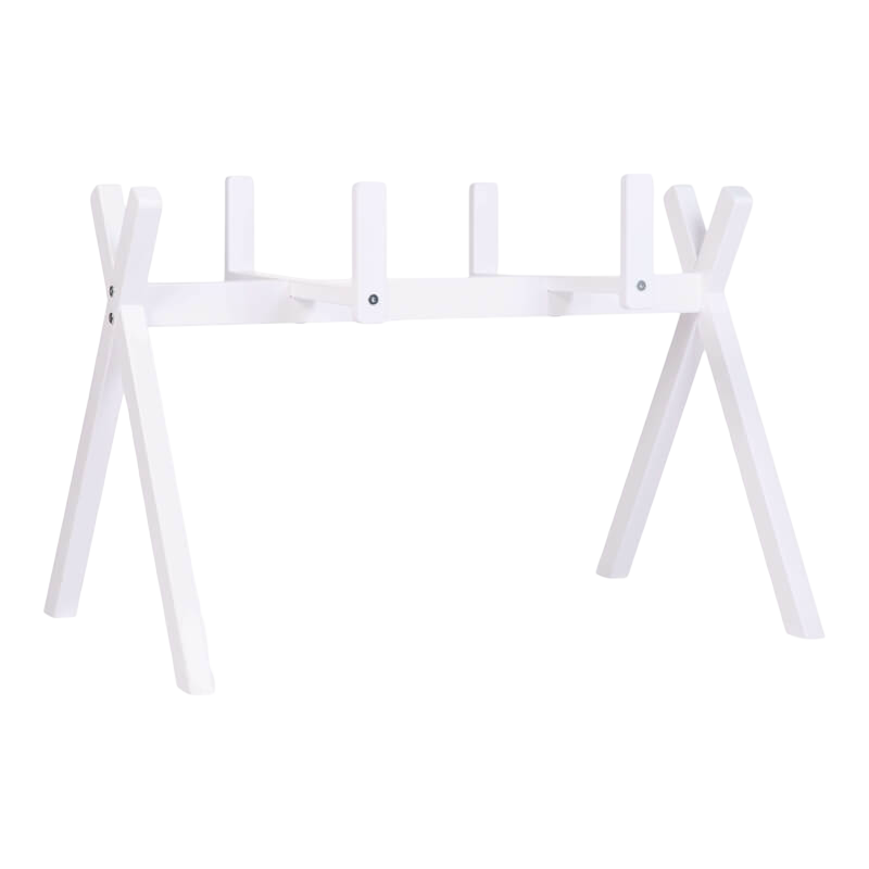 Tipi Stand For Moses Basket + Baby Gym - White
