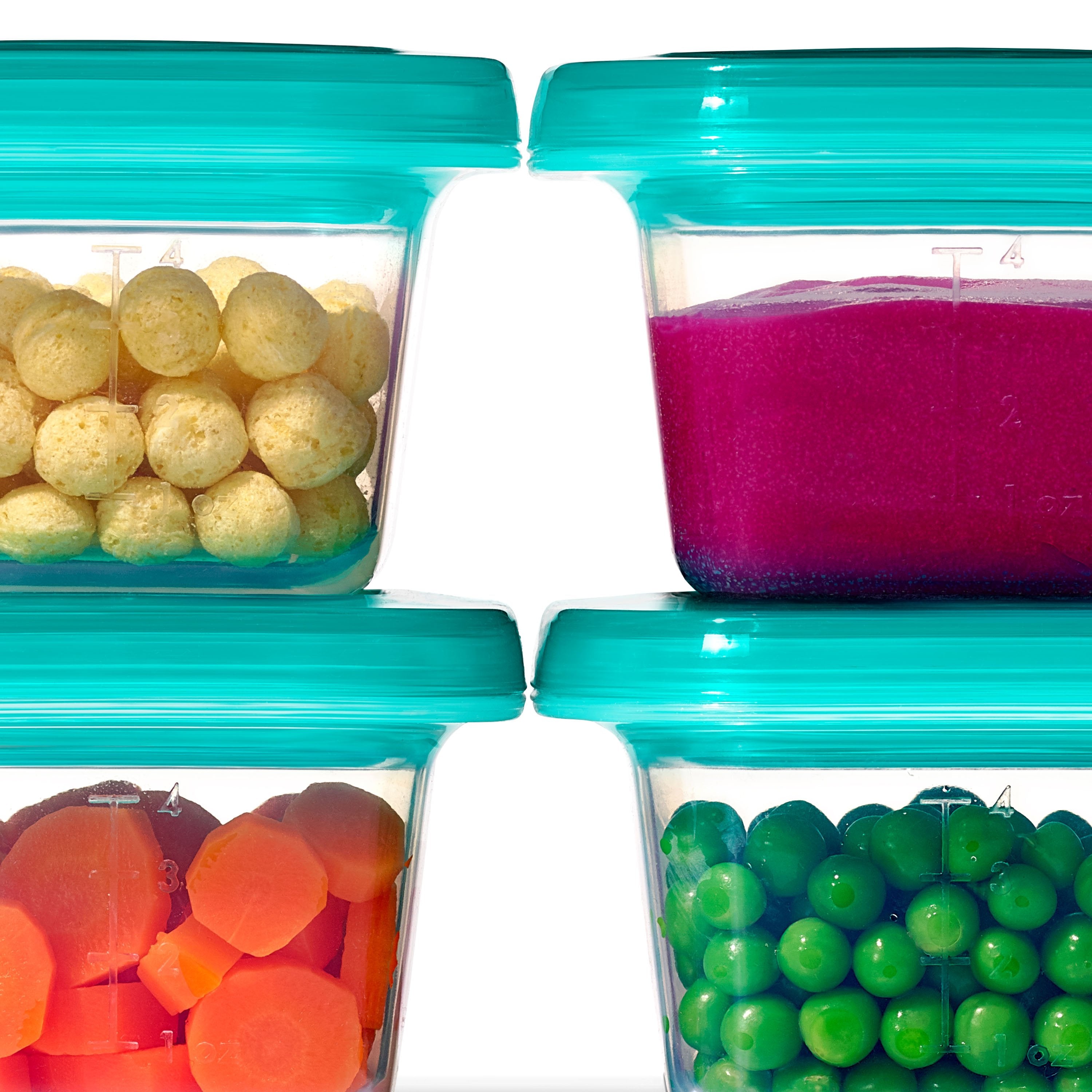 Baby Blocks Freezer Storage Container Set