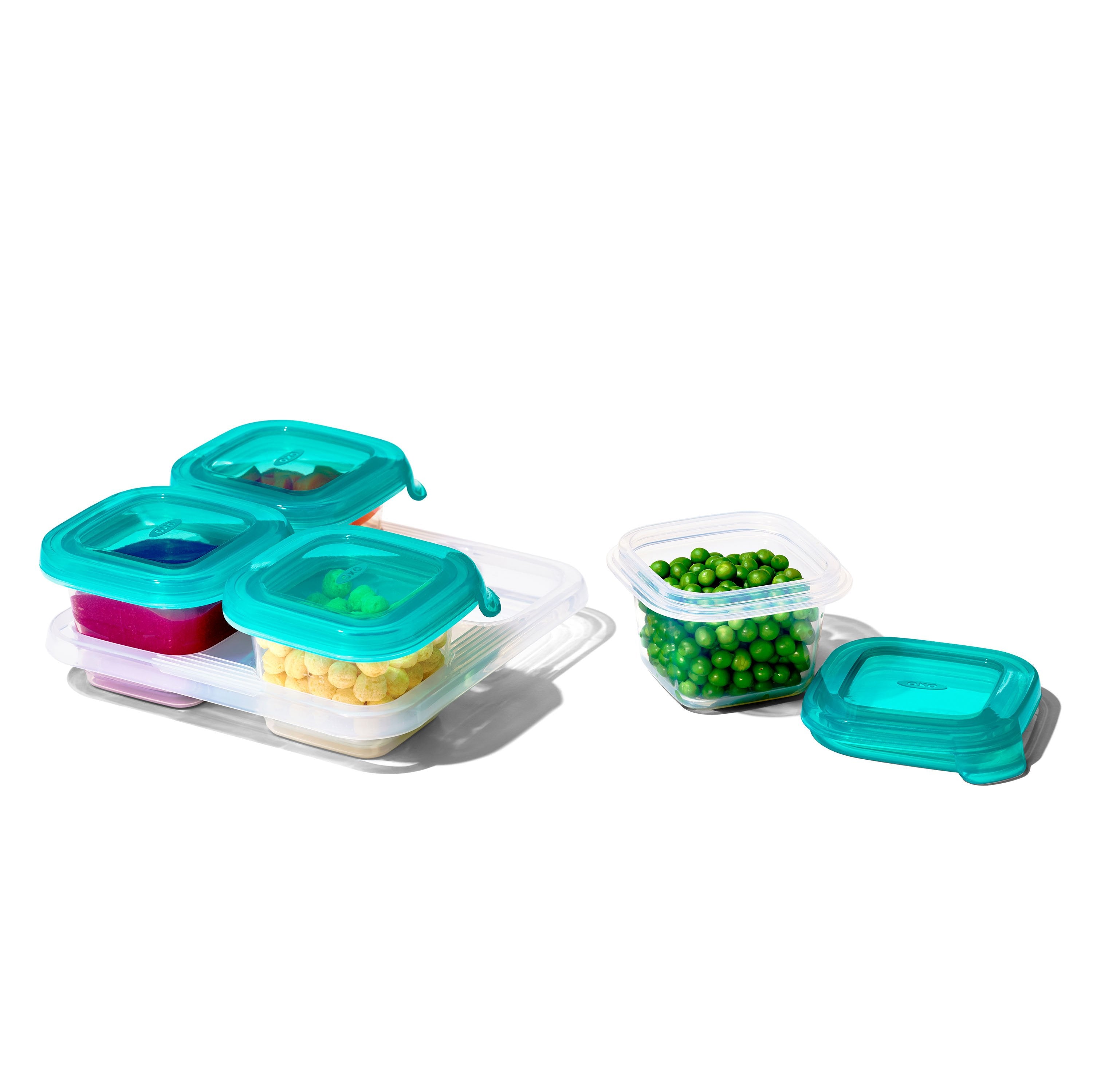Baby Blocks Freezer Storage Container Set
