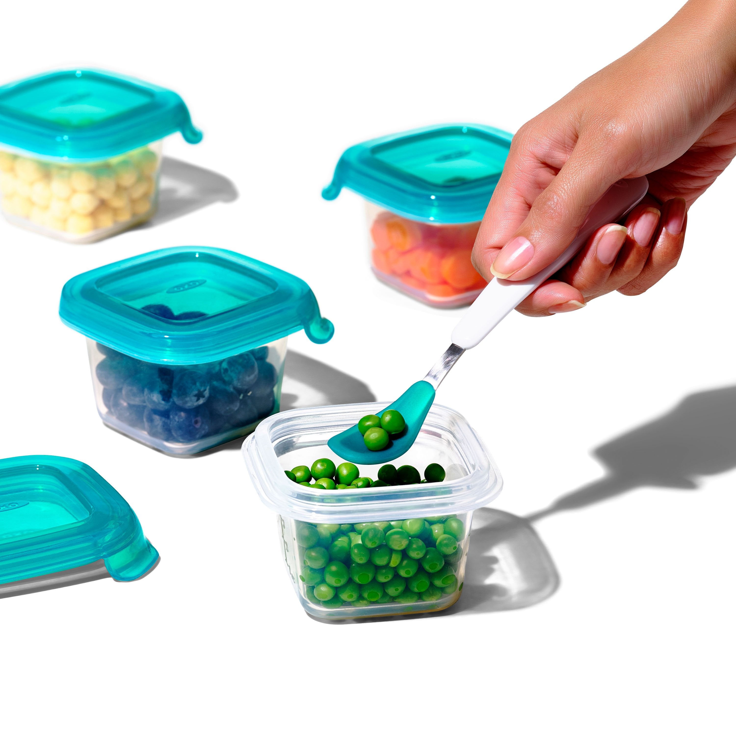 Baby Blocks Freezer Storage Container Set