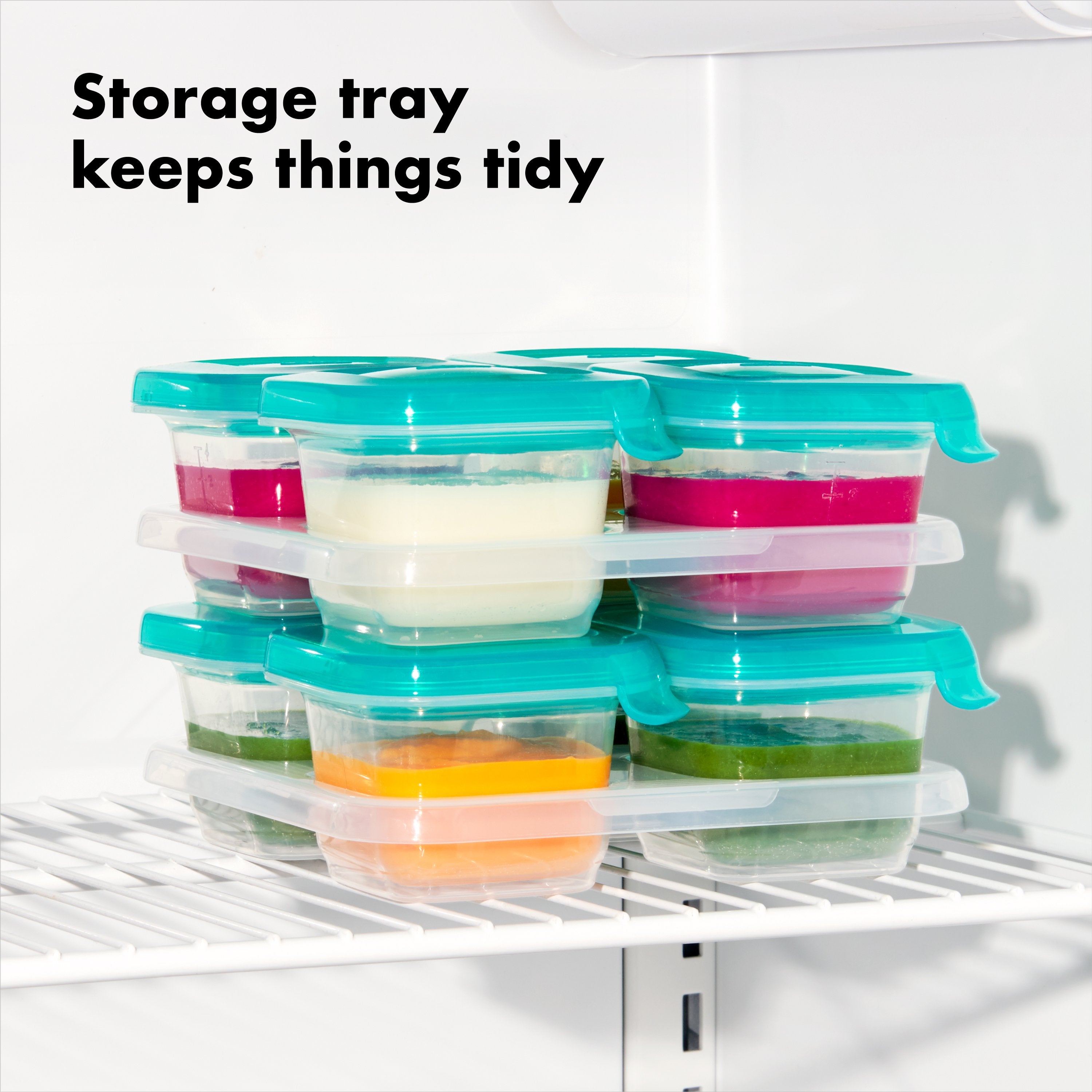 Baby Blocks Freezer Storage Container Set