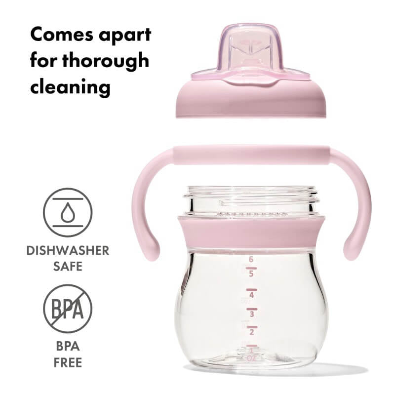 OXO Tot Transitions Soft Spout Sippy Cup With Removable Handles