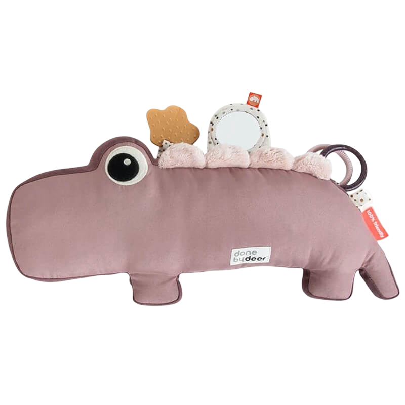 Done by Deer Tummy Time Activity Toy - Croco Powder