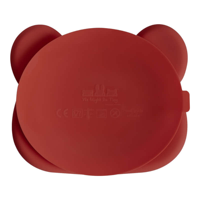 We Might Be Tiny Bear Stickie Plate