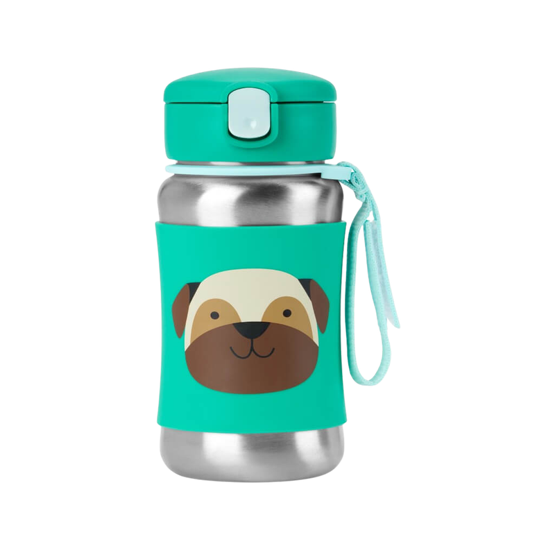 Zoo Stainless Steel Straw Bottle